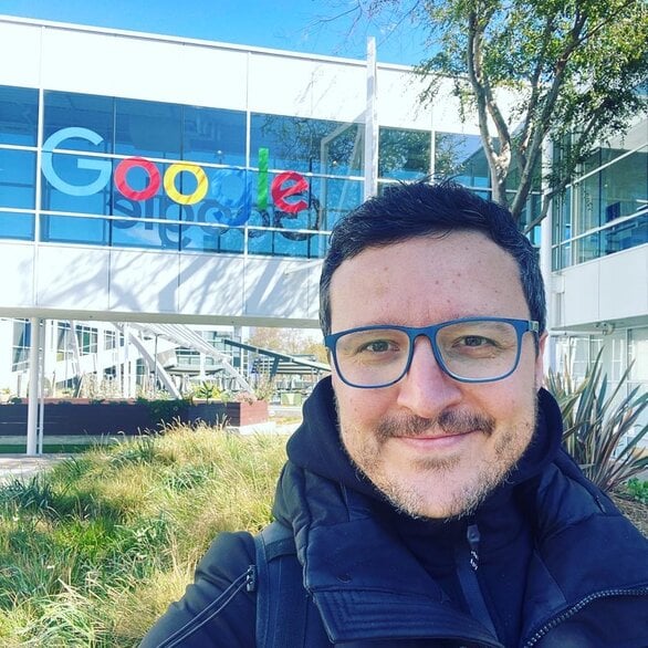 Georgios V. Efstratiadis at Google's Silicon Valley campus
